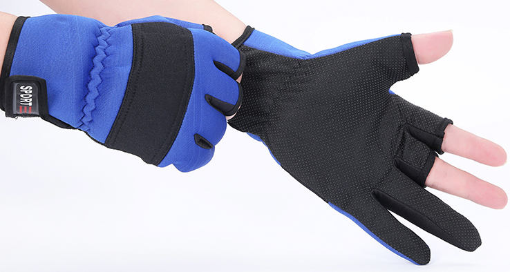BKK Fishing Gloves For Men Full Fingers Outdoor Ocea Spinning Fishing  Breathable Anti-slip Gloves Used In Four Seasons